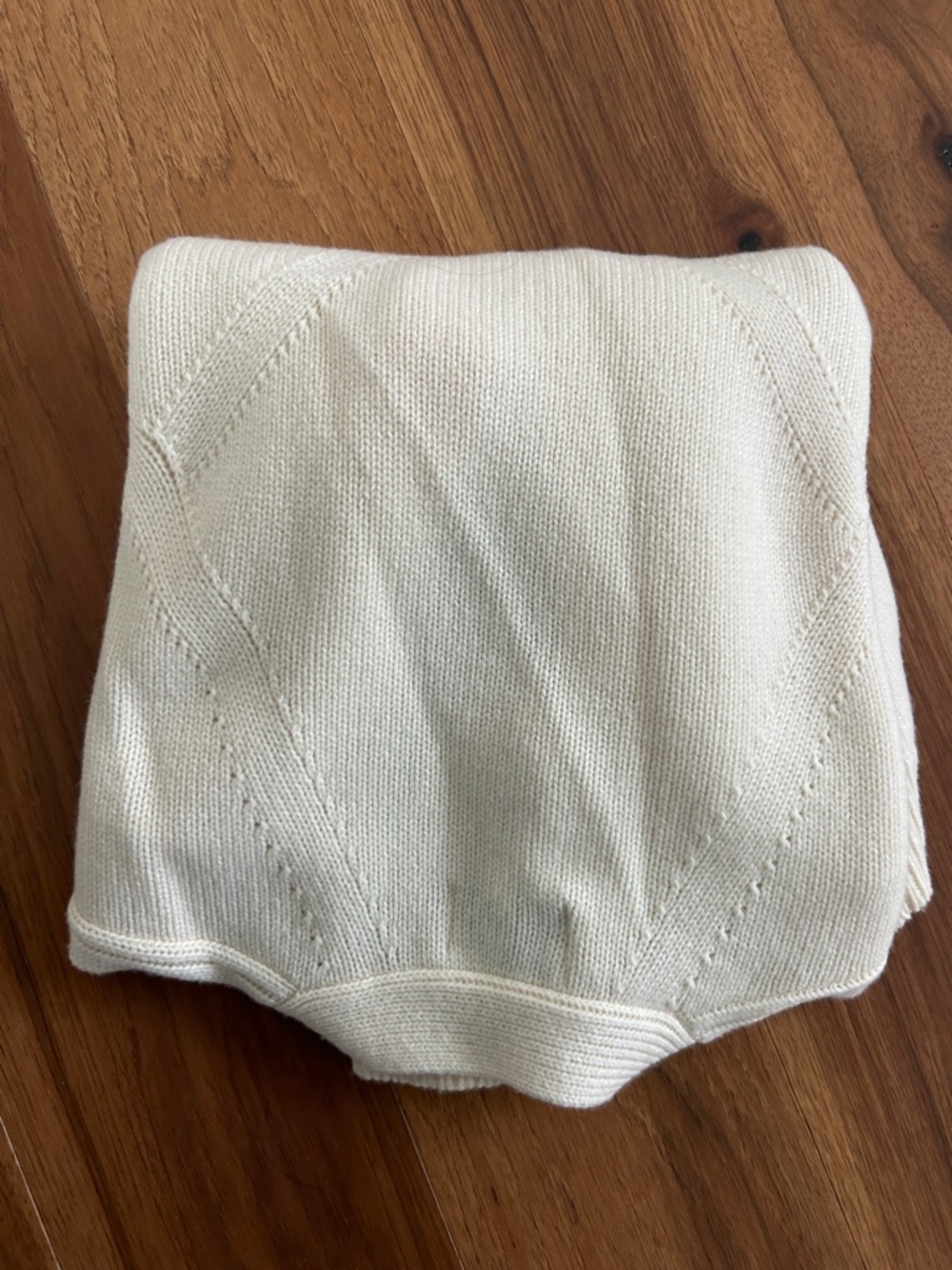 Cream Ribbed Button Cardigan - Picture 9 of 9